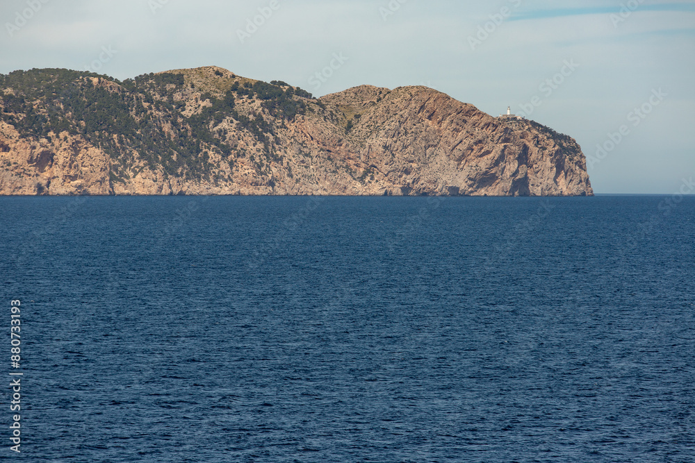 Fototapeta premium Blick auf die Bucht von Pollença