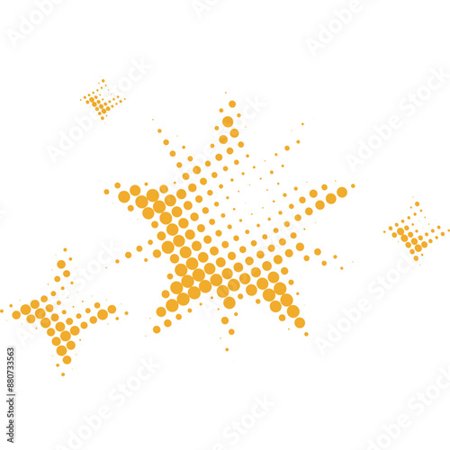 Wallpaper Mural Halftone Sparkle Shape Torontodigital.ca