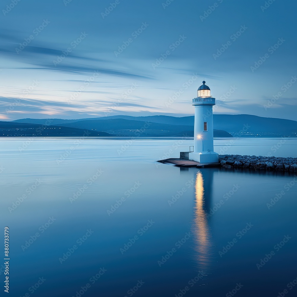 Lighthouse at Dusk Lighthouse at Dusk