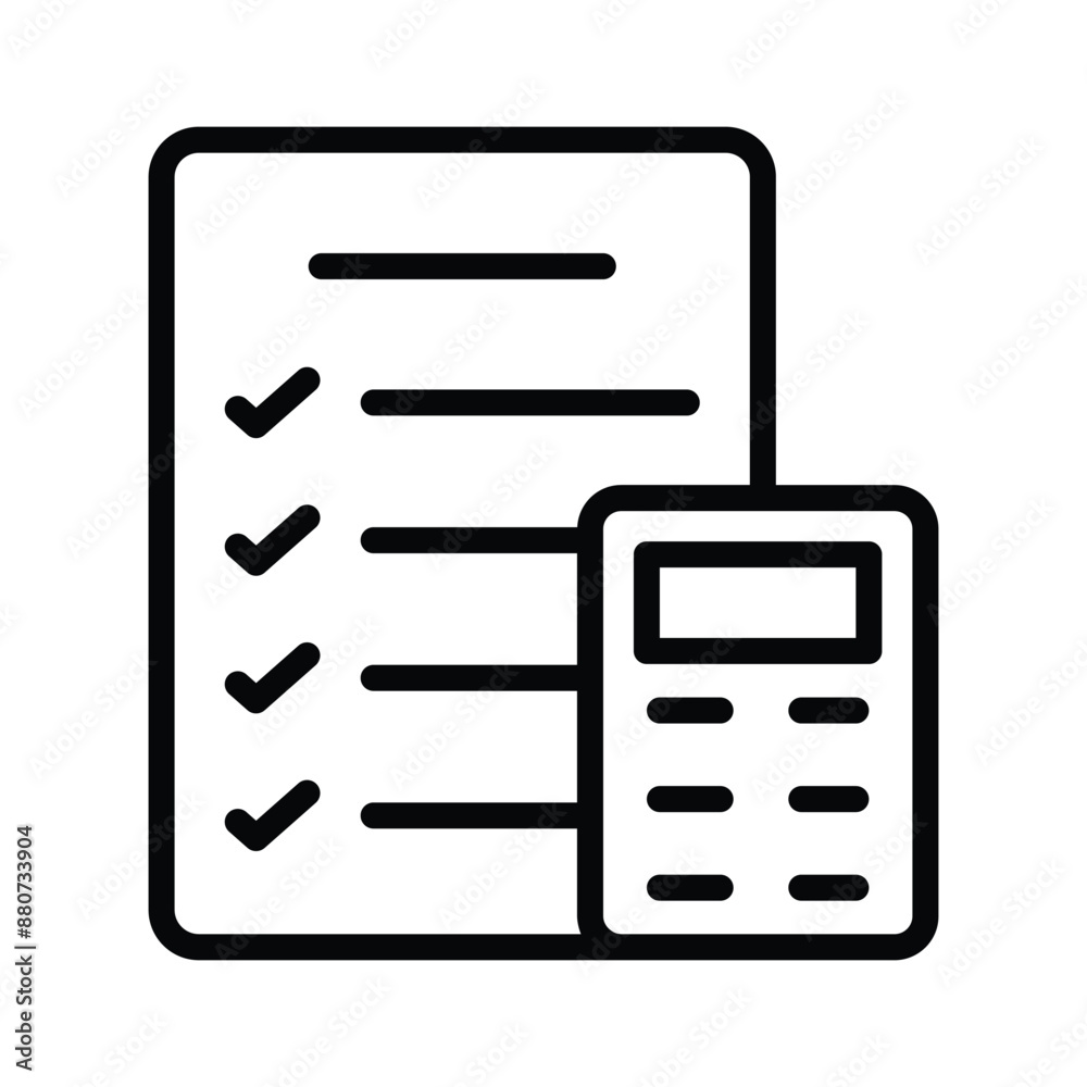 Financial plan icon in modern style, business accounting vector Financial plan icon in modern style, business accounting vector