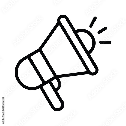 Grab this beautifully designed icon of megaphone in editable style, a customizable vector of loudspeaker