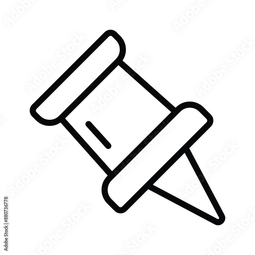 Trendy vector of thumbtack in modern style, ready to use icon