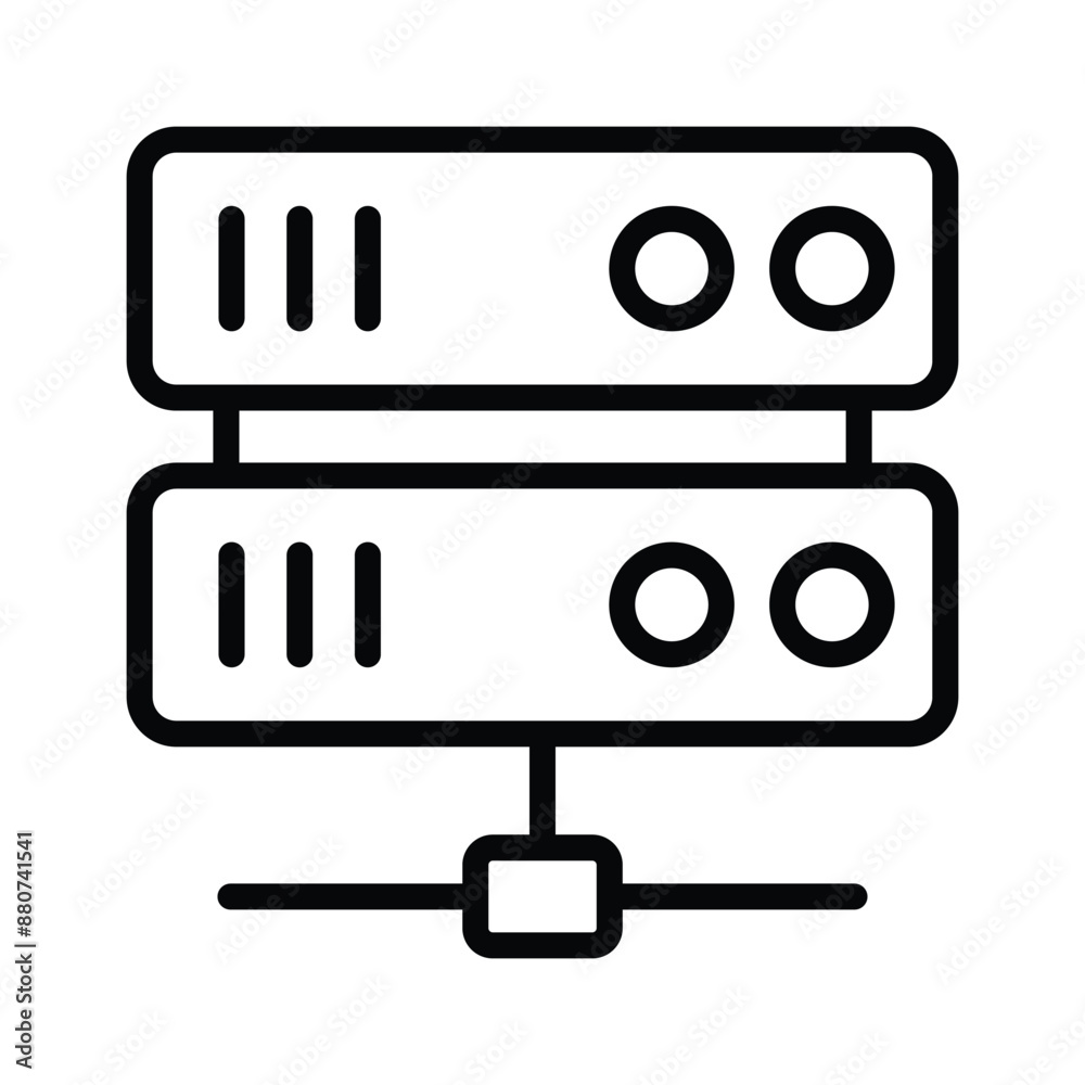 Check this beautifully designed icon of data server in modern style Check this beautifully designed icon of data server in modern style