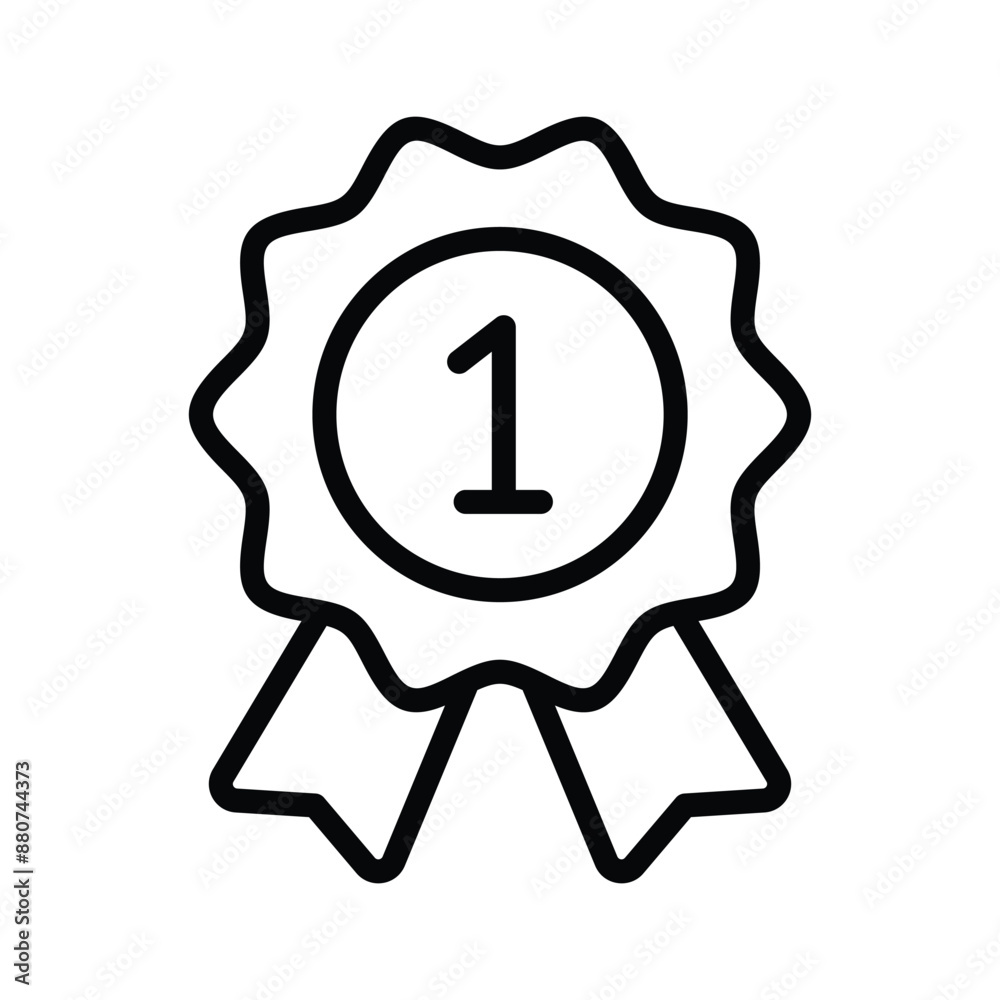 Flat vector of star badge, modern icon of quality badge in editable style Flat vector of star badge, modern icon of quality badge in editable style
