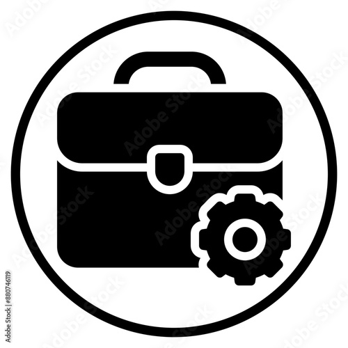 portfolio glyph icon