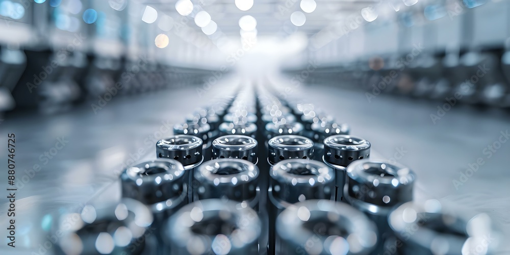 Detailed view of electric vehicle battery terminal connectors. Concept Electric Vehicles, Battery Terminals, Connectors, Engineering, Technology Detailed view of electric vehicle battery terminal connectors. Concept Electric Vehicles, Battery Terminals, Connectors, Engineering, Technology