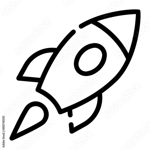 project launch line icon