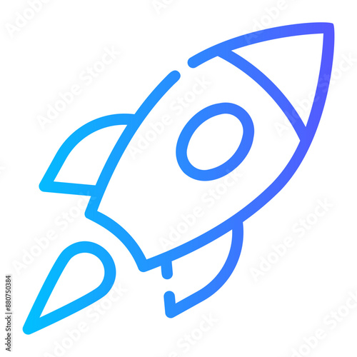 project launch gradient icon