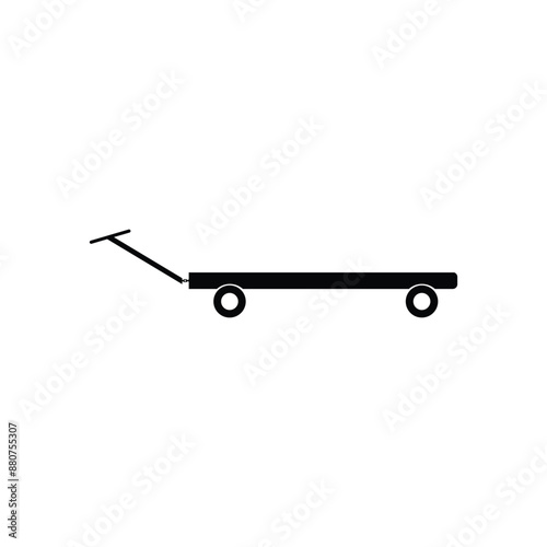 Goods trolley icon