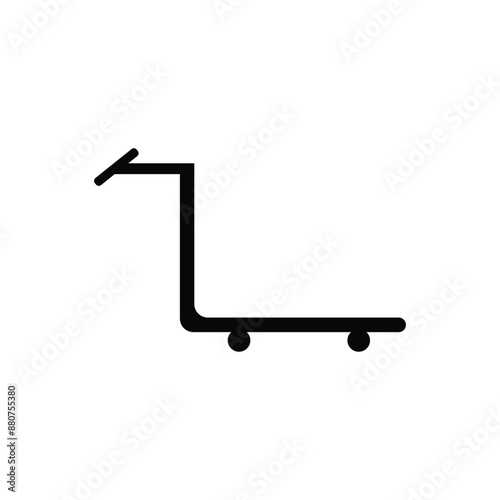 Goods trolley icon