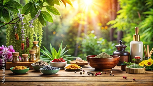 A holistic wellness center offering a variety of alternative therapies like acupuncture herbal medicine and reiki healing holistic and nurturing, medicine, therapies, wellness photo