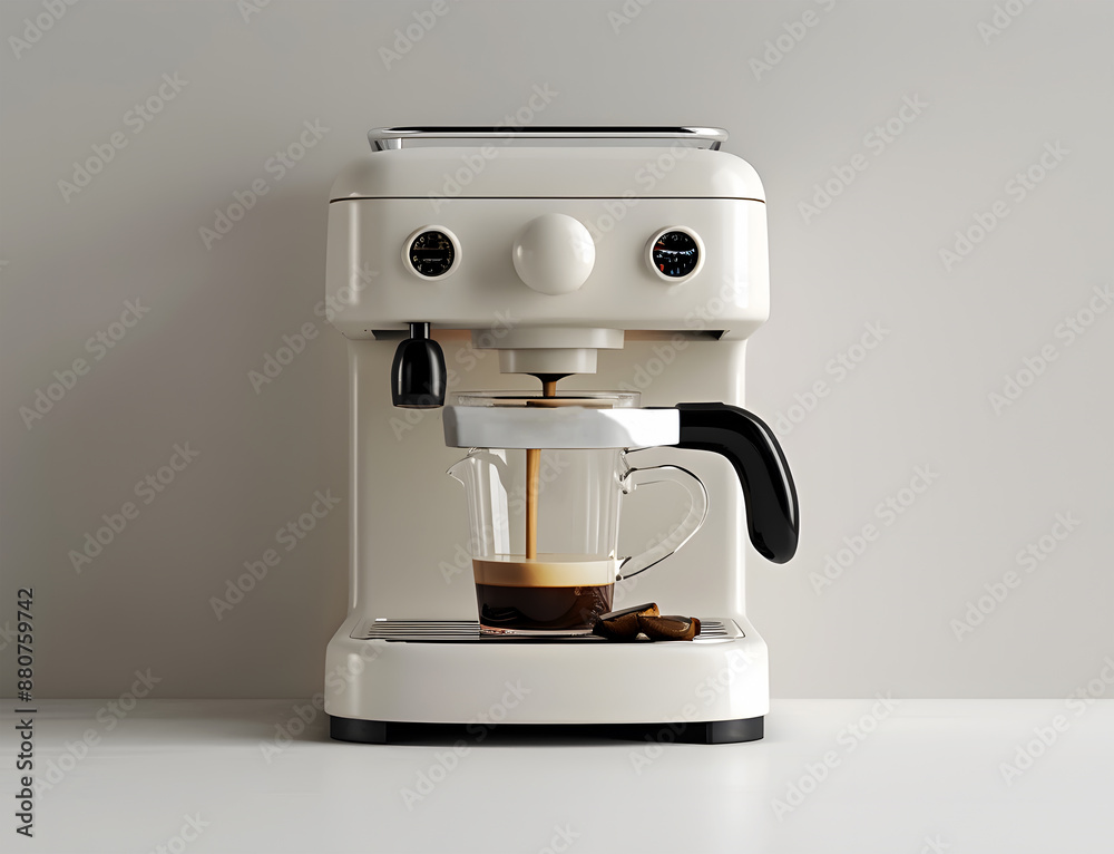 View of an Electronic Coffee Maker View of an Electronic Coffee Maker
