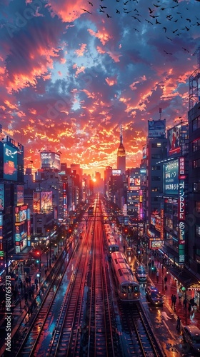 夕焼け