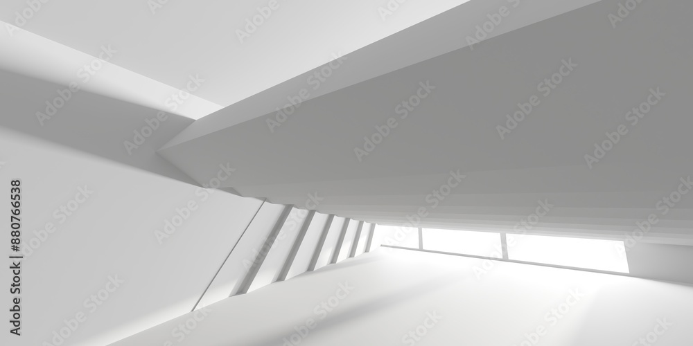 White elegant empty space. White wall room background. Abstract interior White elegant empty space. White wall room background. Abstract interior