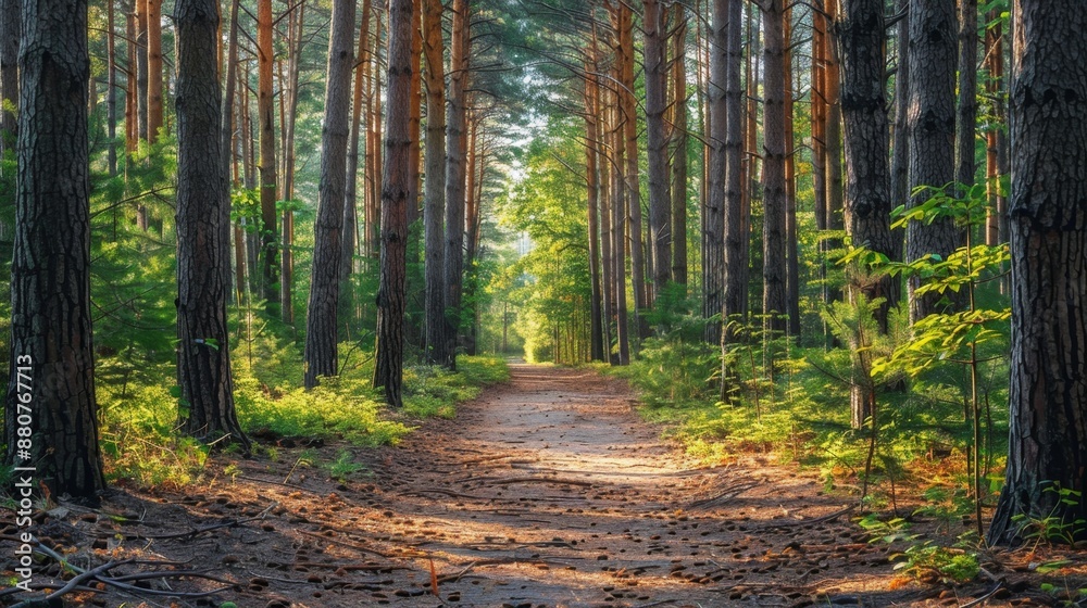 Fototapeta premium Path Through the Forest.