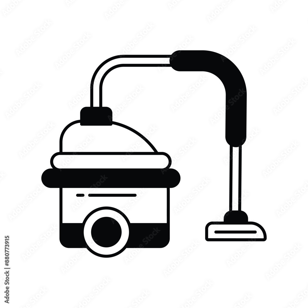 cleaning glyph icon with white background vector stock illustration cleaning glyph icon with white background vector stock illustration
