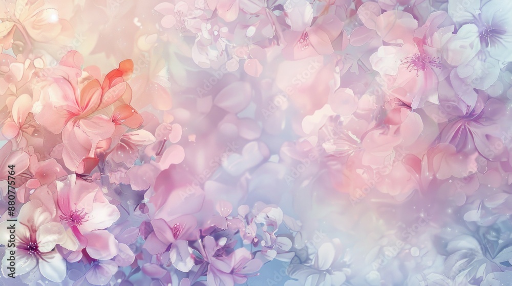 Dreamy Floral Background