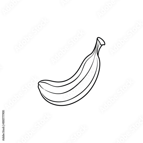 sketch of a banana