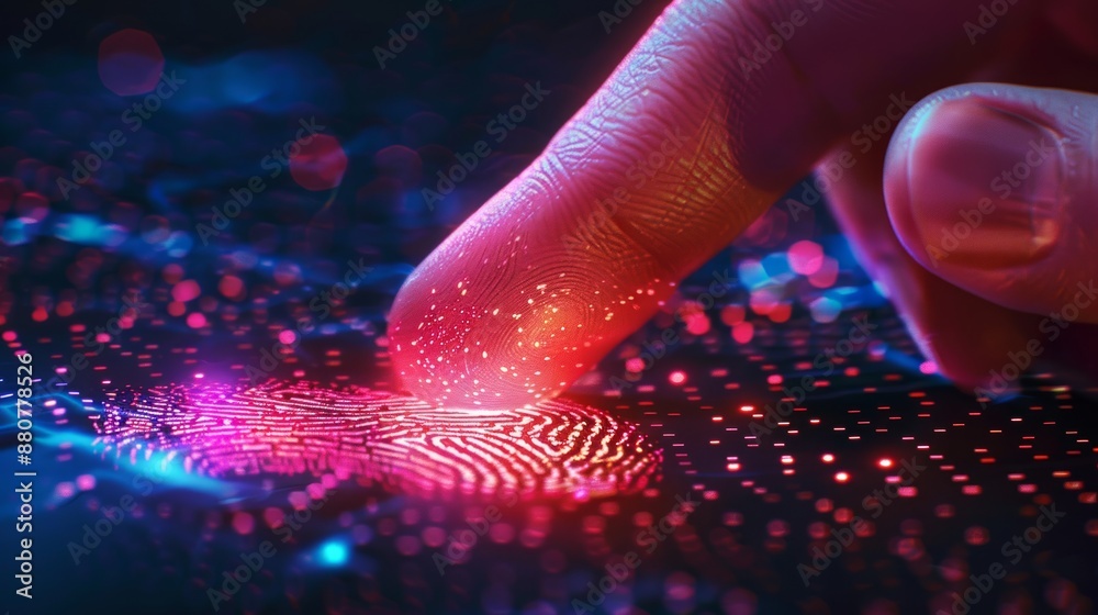 Fingerprint Authentication on a Digital Surface Fingerprint Authentication on a Digital Surface