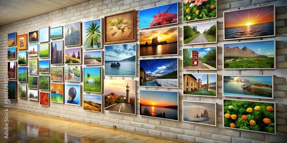 A picture on a wall informative Vibrant engaging Generative AI A picture on a wall informative Vibrant engaging Generative AI