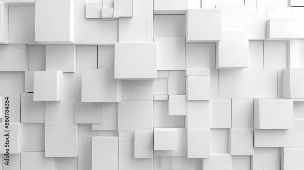 White background with a geometric square pattern White background with a geometric square pattern