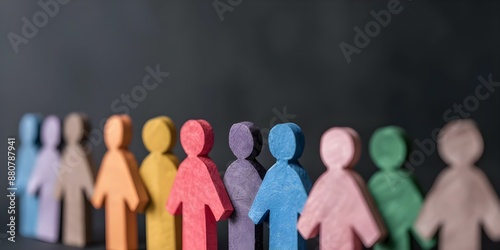 Abstract background illustrating intersectionality and discrimination layers in social justice context. Concept Intersectionality, Discrimination Layers, Social Justice, Abstract Background