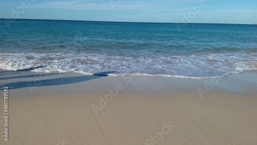 waves on the beach