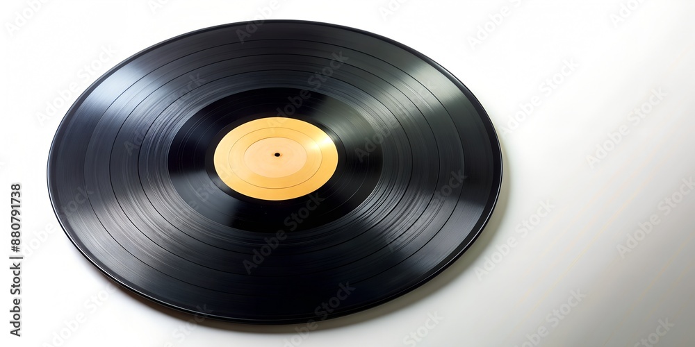 Obraz premium Schallplatte Vinyl Schellack Vinylscheibe Scheibe Platte Creative AI