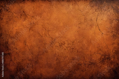 Brown grunge texture background with empty space, perfect for an antique, worn, and weathered look