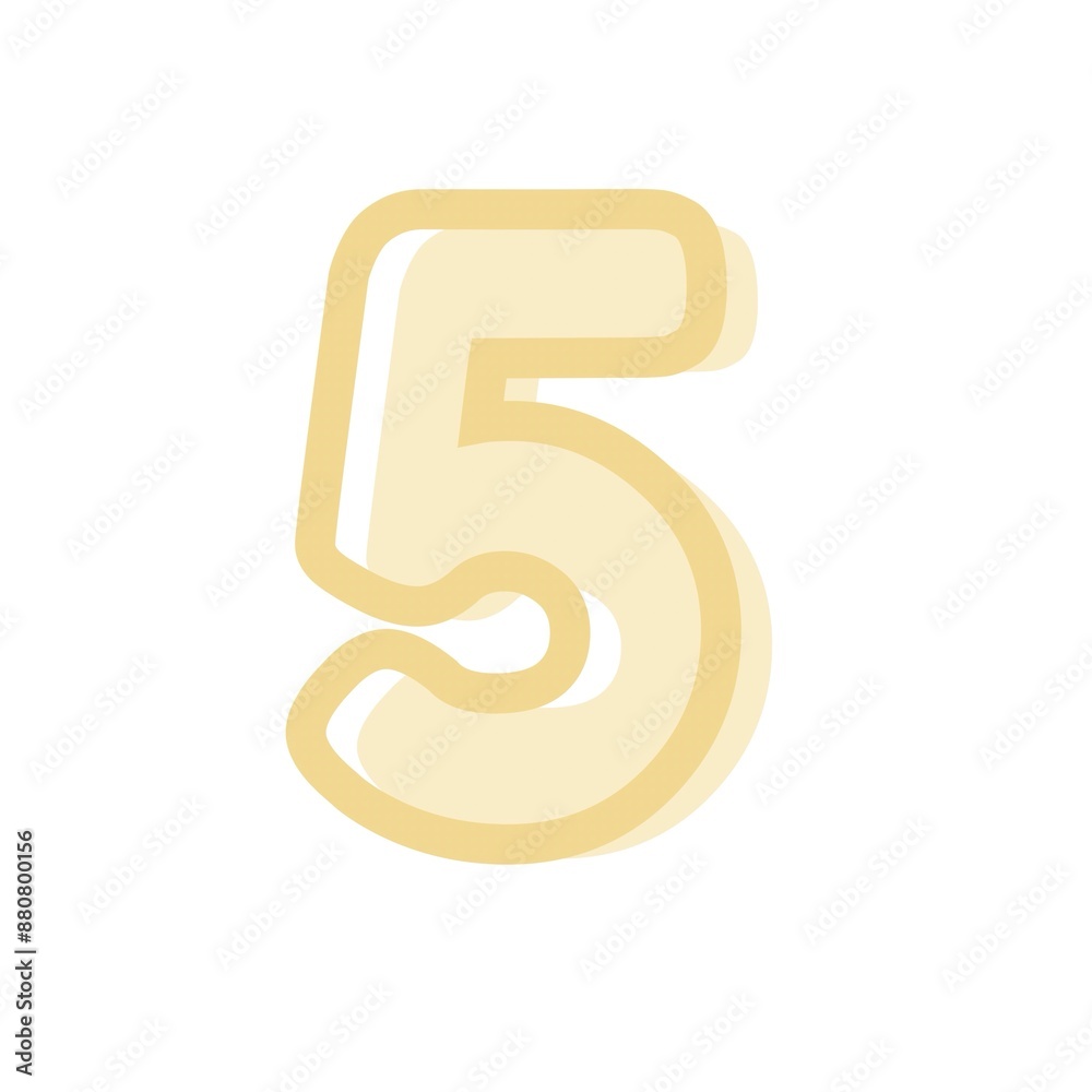 Number five minimal style Number five minimal style