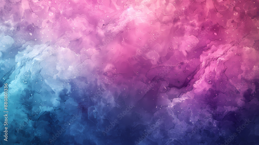 Abstract watercolor background with vibrant blend of pink, purple, and blue hues. Abstract watercolor background with vibrant blend of pink, purple, and blue hues.