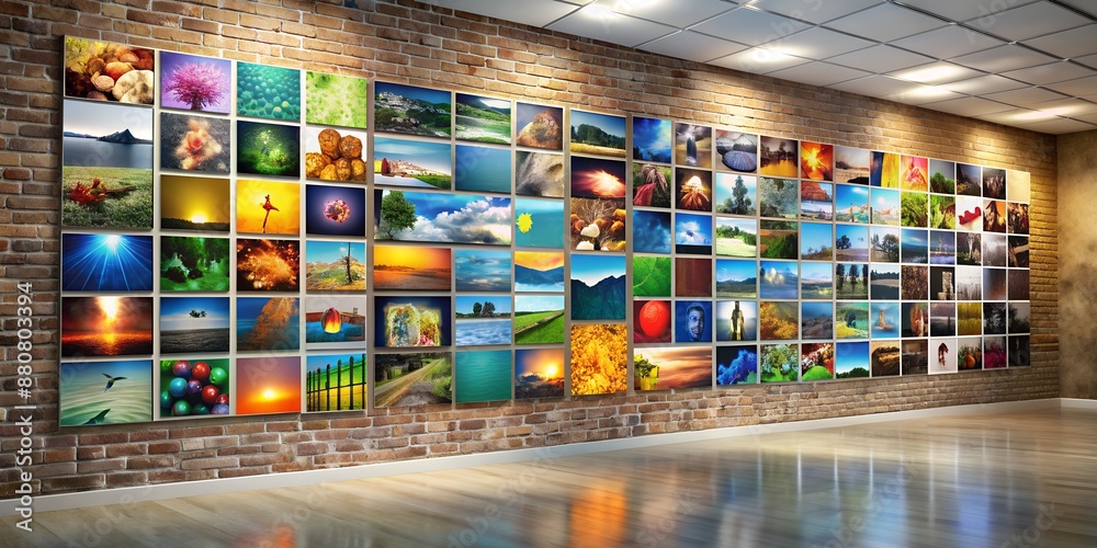 A picture on a wall informative Vibrant engaging AI-Created Content