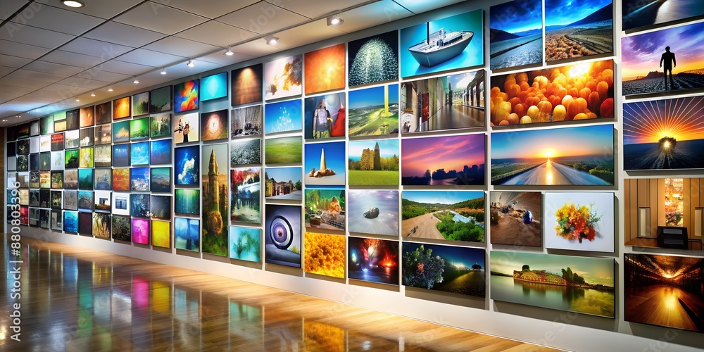 A picture on a wall informative Vibrant engaging Generative By AI A picture on a wall informative Vibrant engaging Generative By AI