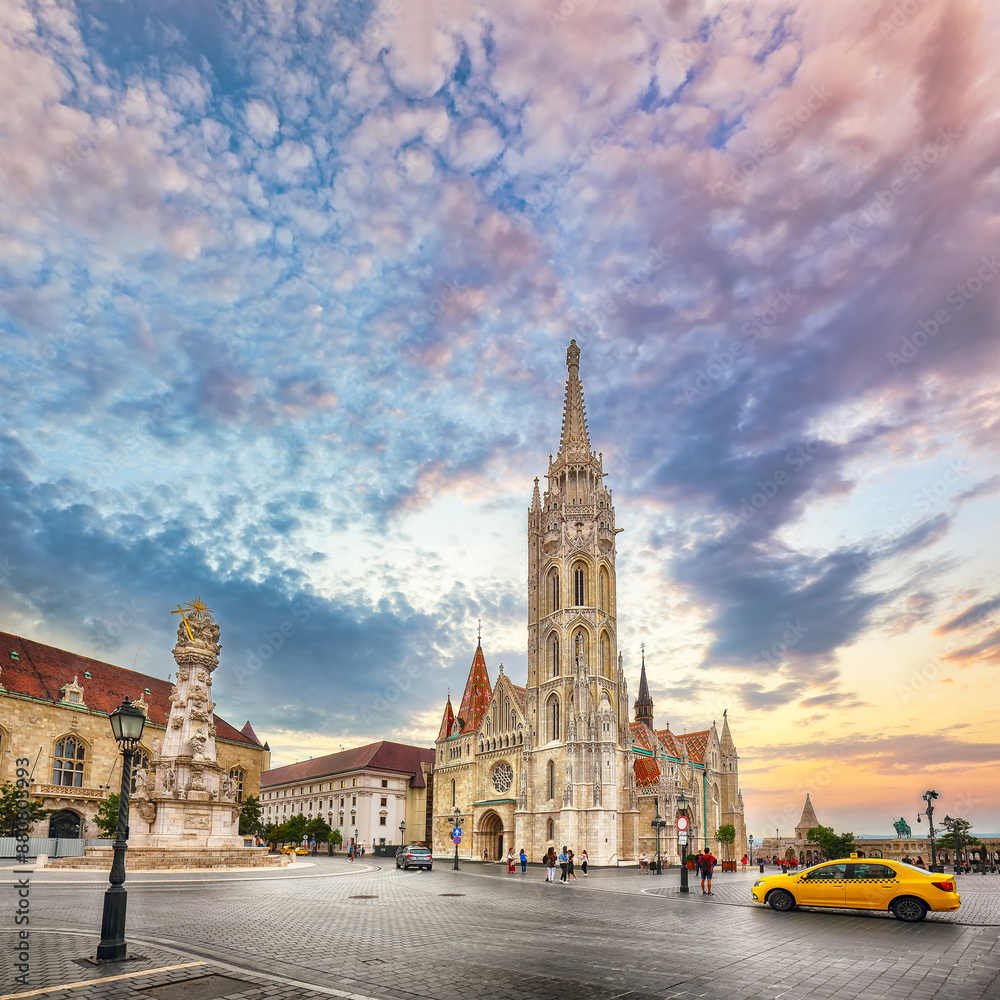 Captivating Matthias Church in Budapest, Hungary.