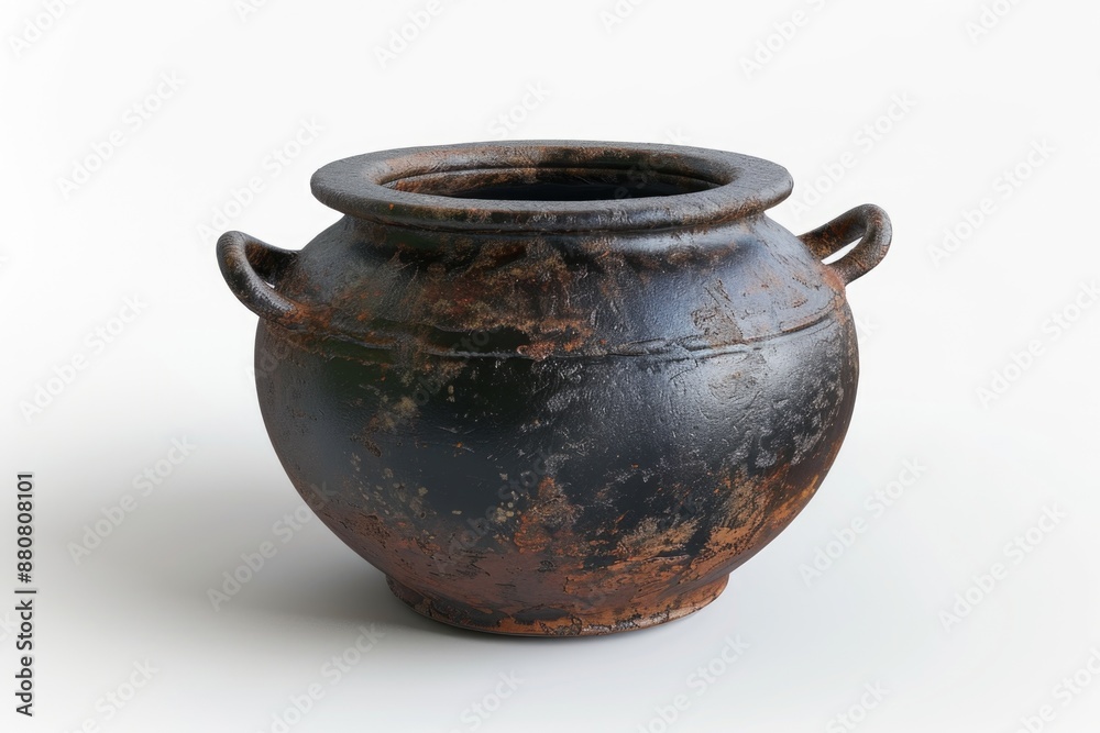 A simple cooking vessel with comfortable grips A simple cooking vessel with comfortable grips