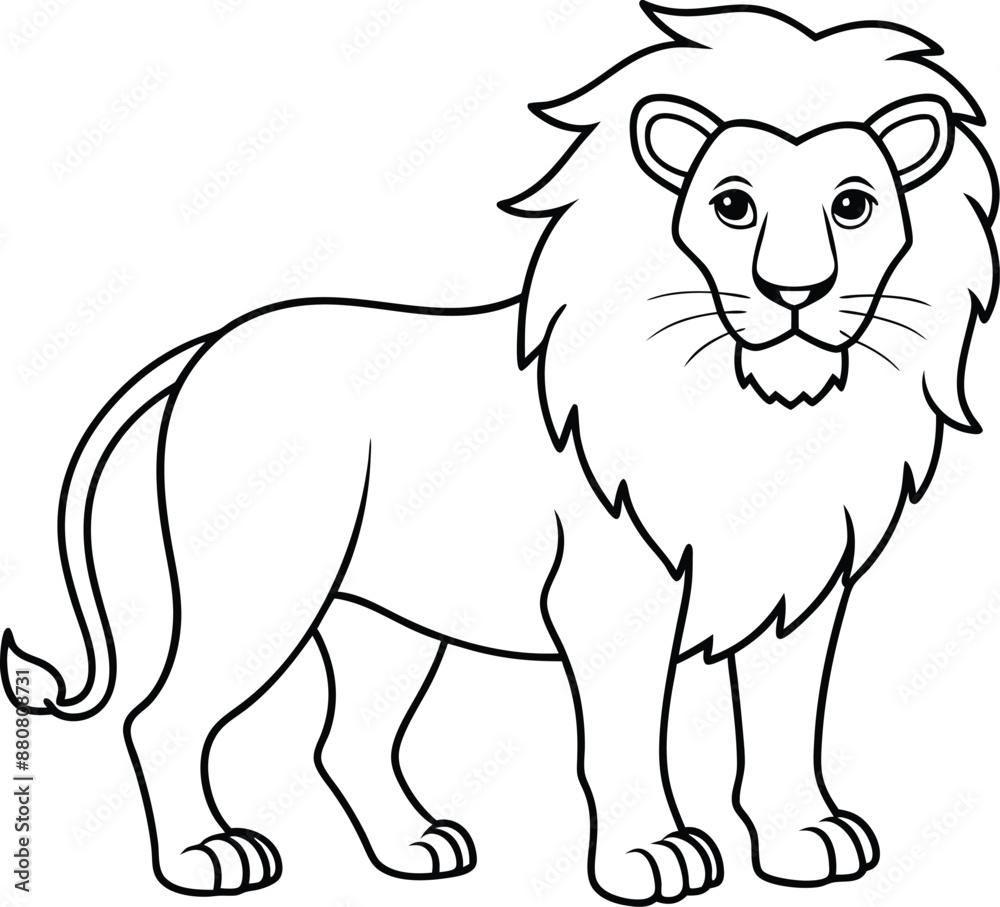 Obraz premium lion vectors