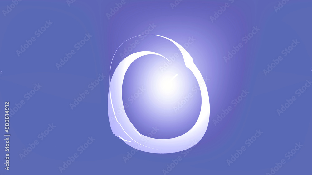 Obraz premium number 0 made of spheres