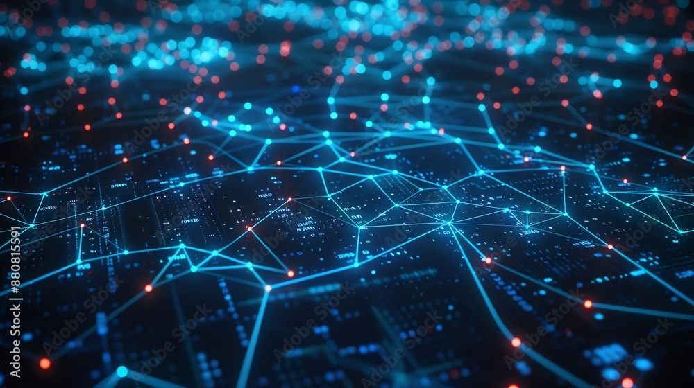 Abstract Digital Network Connection Background Abstract Digital Network Connection Background
