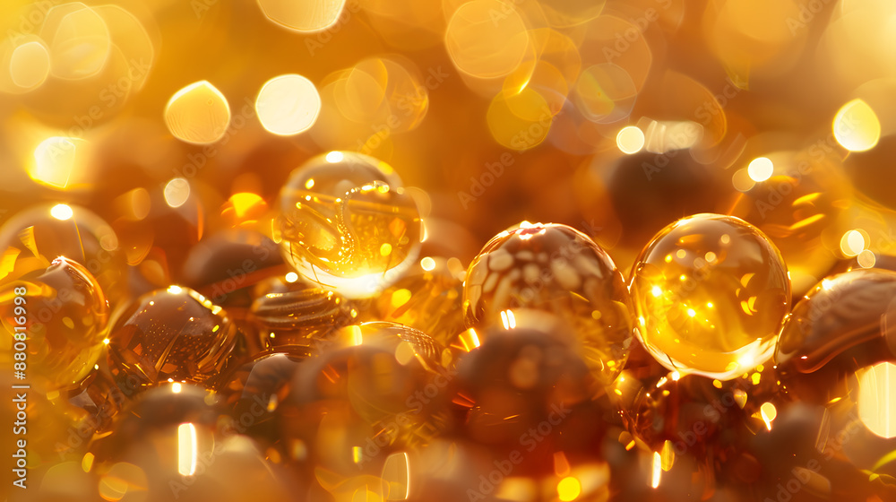 A close up of a bunch of yellow pills A close up of a bunch of yellow pills