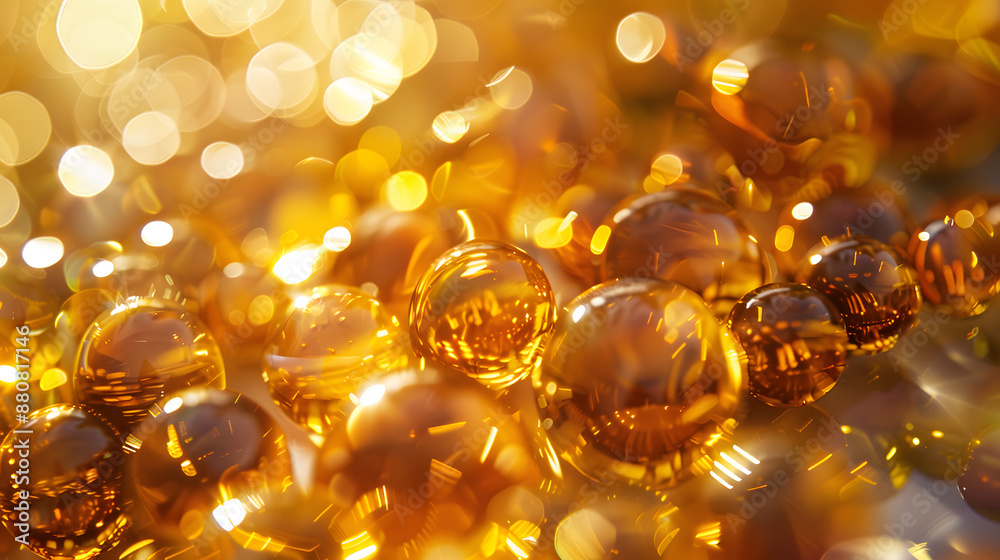 A close up of a bunch of yellow pills A close up of a bunch of yellow pills