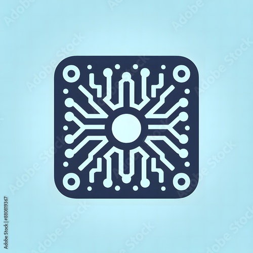 Wallpaper Mural AI Generate of Circuit Board Icon, Vector, Graphic illustration. Suitable for website design, logo, app, template, and ui Torontodigital.ca