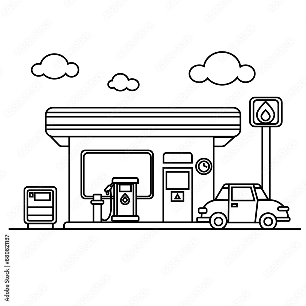 posto de gasolina