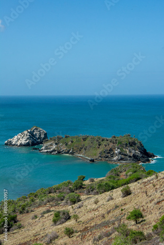 Caribbean beach, paradise, blue, virgin beach, lonely beach