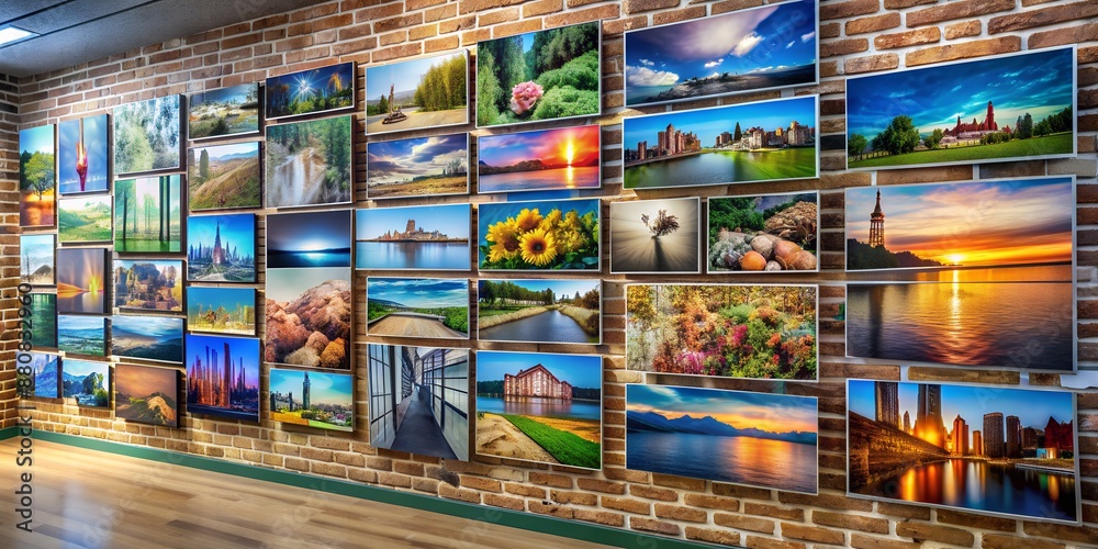 A picture on a wall informative Vibrant engaging AI Generative A picture on a wall informative Vibrant engaging AI Generative