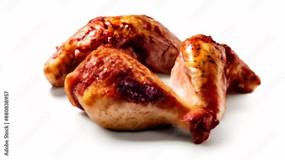Deliciously grilled chicken drumsticks ready to be savored Deliciously grilled chicken drumsticks ready to be savored