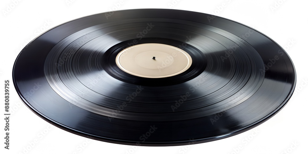 Obraz premium Schallplatte Vinyl Schellack Vinylscheibe Scheibe Platte Creative AI
