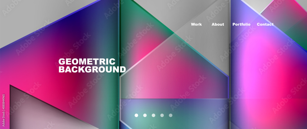 Gradient triangle geometric minimal wallpaper Gradient triangle geometric minimal wallpaper