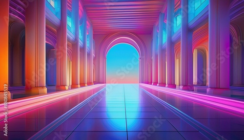abstract colorful background with lines