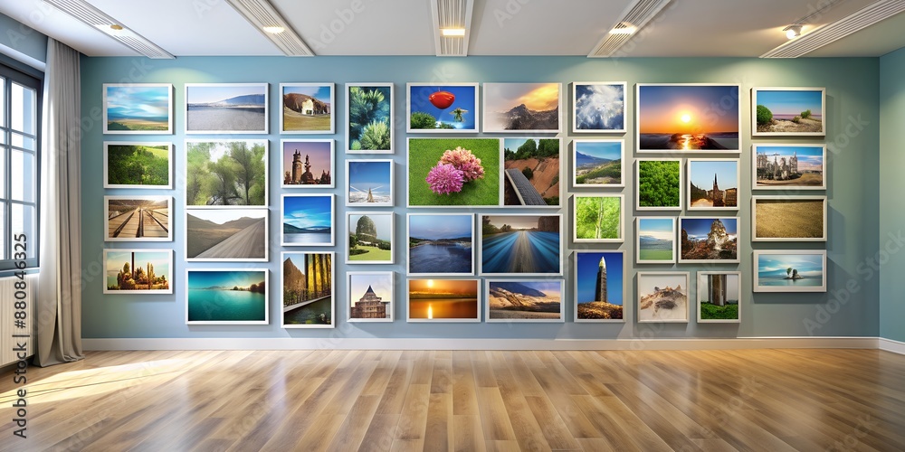 A picture on a wall informative Vibrant engaging AI Generative A picture on a wall informative Vibrant engaging AI Generative