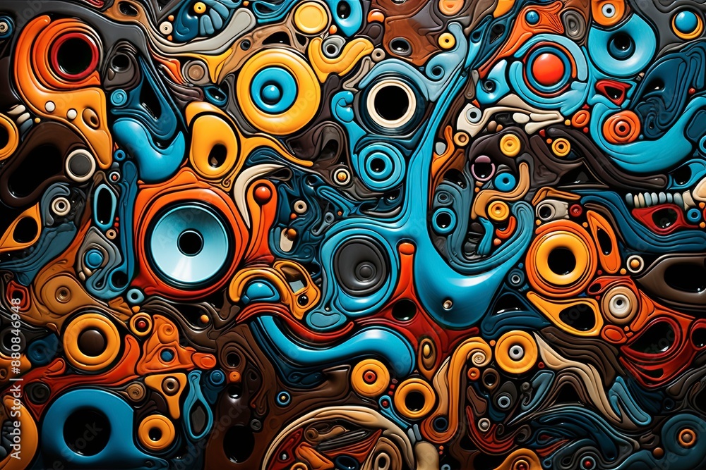 A vibrant abstract. Ultra - detailed textures and bold, dynamic lines create an intricate, captivating composition. A vibrant abstract. Ultra - detailed textures and bold, dynamic lines create an intricate, captivating composition.